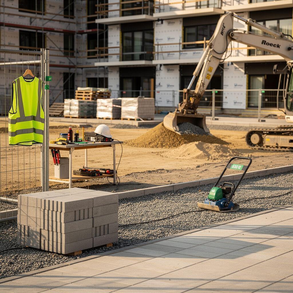 Projektkoordination Außenflächen Baufirma Klaric