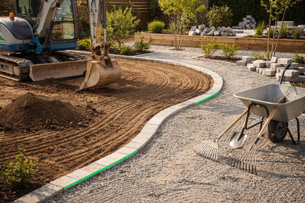Erdbau, Landschafts- und Gartenbau für die Außengelände-Gestaltung – Baufirma Klaric